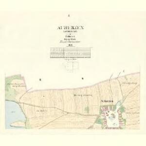 Auherzen (Auherczj) - c8178-1-002 - Kaiserpflichtexemplar der Landkarten des stabilen Katasters