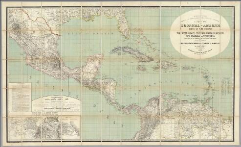 H. Kiepert's Karte des nordlichen Tropischen America.