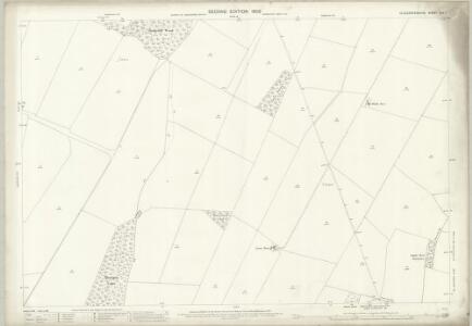 Gloucestershire XLV.1 (includes: Aldsworth; Barrington; Sherborne; Windrush) - 25 Inch Map