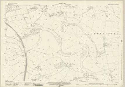 Monmouthshire XIII.9 (includes: Llanover Fawr) - 25 Inch Map