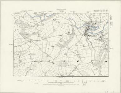 Carmarthenshire XIII.SE - OS Six-Inch Map
