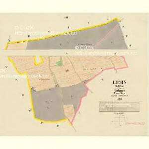 Liehn (Lina) - c4089-1-005 - Kaiserpflichtexemplar der Landkarten des stabilen Katasters