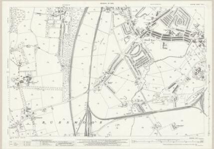 Durham XIII.11 (includes: Burnmoor; Houghton Le Spring; Lambton; South Biddick) - 25 Inch Map