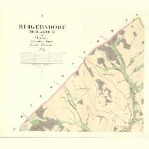 Reigersdorf (Reghartice) - m2577-1-001 - Kaiserpflichtexemplar der Landkarten des stabilen Katasters