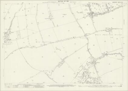 Berkshire XIV.13 (includes: Childrey; East Challow; Letcombe Bassett; Letcombe Regis; Wantage; West Challow) - 25 Inch Map