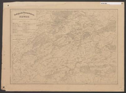 Geologische Übersichtskarte der Schweiz