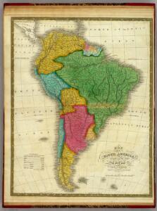 Map of South America.