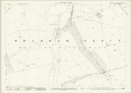 Yorkshire CXLIII.9 (includes: Birdsall; Wharram) - 25 Inch Map