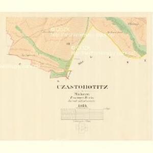 Czastohotitz - m0346-1-003 - Kaiserpflichtexemplar der Landkarten des stabilen Katasters