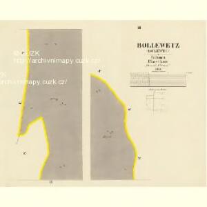 Bollewetz (Bolewec) - c0349-1-003 - Kaiserpflichtexemplar der Landkarten des stabilen Katasters
