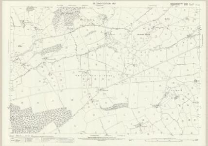 Montgomeryshire X.2 (includes: Llanfechain; Llangedwyn; Llanrhaeadr Ym Mochnant; Pool) - 25 Inch Map