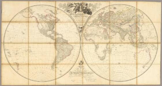 Map of the World...Exhibiting...the...Researches of Capn. James Cook.