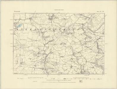 Montgomeryshire XIII.NE - OS Six-Inch Map