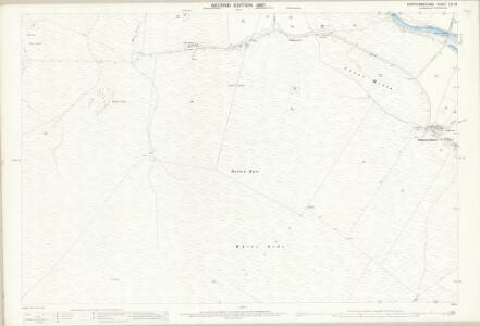 Northumberland (Old Series) LIX.13 (includes: Plashetts And Tynehead; Wellhaugh) - 25 Inch Map