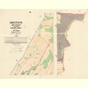 Meltsch (Melčzow) - m1750-1-003 - Kaiserpflichtexemplar der Landkarten des stabilen Katasters