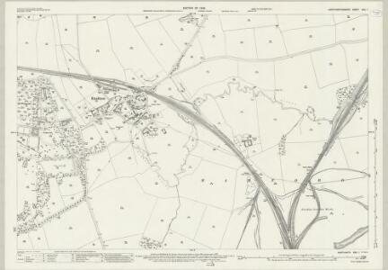 Northamptonshire XXV.1 (includes: Rushton) - 25 Inch Map