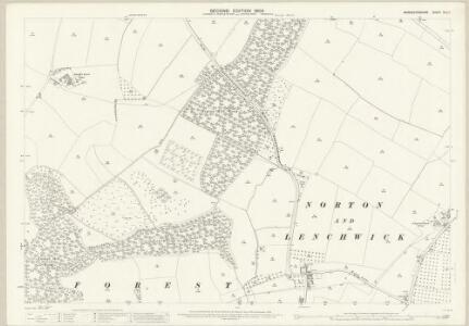 Worcestershire XLII.7 (includes: Church Lench; Norton and Lenchwick) - 25 Inch Map