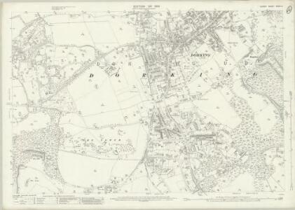 Surrey XXXIII.3 (includes: Dorking; Milton) - 25 Inch Map