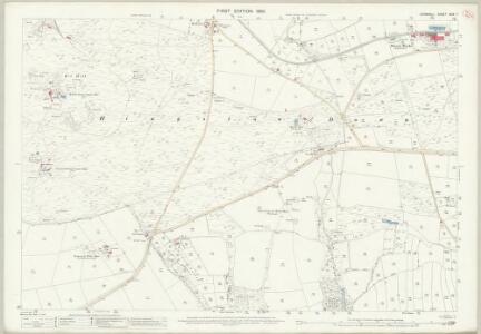 Cornwall XXIX.7 (includes: Callington; Calstock; Stoke Climsland) - 25 Inch Map