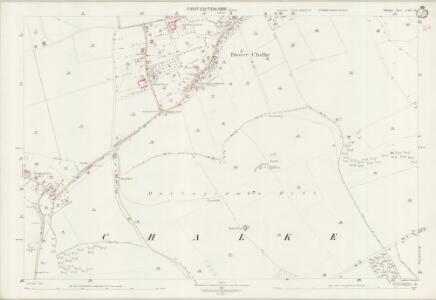 Wiltshire LXX.14 (includes: Bower Chalke; Broad Chalke) - 25 Inch Map