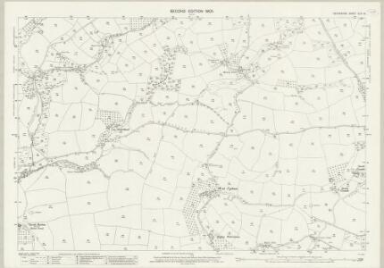 Devon XLIV.16 (includes: Cheriton Fitzpaine; Cruwys Morchard; Poughill) - 25 Inch Map