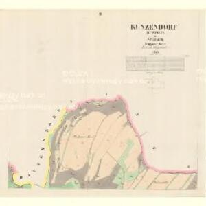 Kunzendorf (Kuncice) - m0475-2-002 - Kaiserpflichtexemplar der Landkarten des stabilen Katasters
