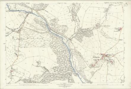 Cornwall XXXVII.6 (includes: Pillaton; Quethiock; St Mellion) - 25 Inch Map
