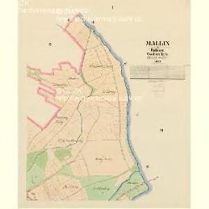 Mallin - c4423-1-001 - Kaiserpflichtexemplar der Landkarten des stabilen Katasters