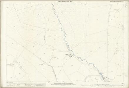 Northumberland (Old Series) LII.10 (includes: Elsdon; Otterburn; Woodside) - 25 Inch Map