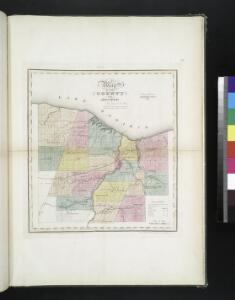 Map of the county of Monroe / by David H. Burr ; engd. by Rawdon, Clark & Co., Albany, & Rawdon, Wright & Co., N.Y.