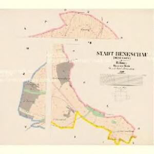 Beneschau (Benessow) - c0112-1-002 - Kaiserpflichtexemplar der Landkarten des stabilen Katasters