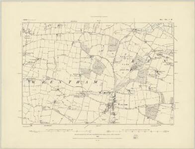 Suffolk XVIII.NE - OS Six-Inch Map