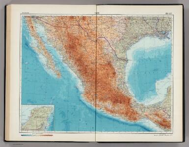 212-213.  Mexico.   The World Atlas.