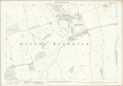 Berkshire IX.1 (includes: Buckland; Hinton Waldrist; Longworth; Pusey) - 25 Inch Map