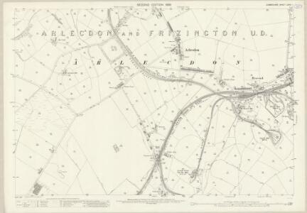 Cumberland LXVIII.1 (includes: Arlecdon and Frizington) - 25 Inch Map