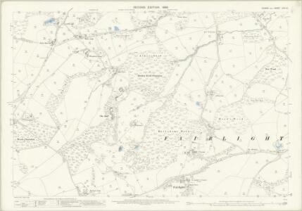 Sussex LVIII.12 (includes: Fairlight; Guestling; Hastings) - 25 Inch Map