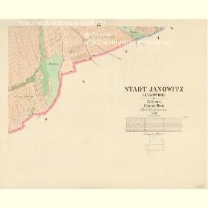 Janowitz (Janowice) - c2763-1-005 - Kaiserpflichtexemplar der Landkarten des stabilen Katasters