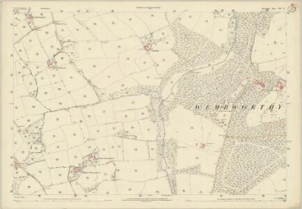 Devon XLII.11 (includes: Wembworthy; Winkleigh) - 25 Inch Map