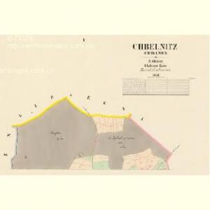 Chbelnitz (Chbelnice) - c3081-1-001 - Kaiserpflichtexemplar der Landkarten des stabilen Katasters