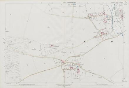 Wiltshire XXVIII.9 (includes: Avebury; Cherhill) - 25 Inch Map