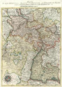 Mappa in qua Armisonum Martis Theatrum, ad Rhenum et Mosellam geographico stilo Exacte delineatur