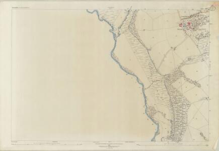 Devon LXXIV.1 (includes: Clawton; North Tamerton; Tetcott) - 25 Inch Map