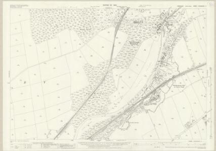 Yorkshire CCLXXXIV.7 (includes: Cadeby; Conisbrough Parks; Spotbrough; Warmsworth) - 25 Inch Map