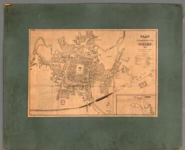 Plan der königlichen Kreisstadt Pilsen 1864
