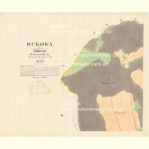 Bukowa - m0287-1-001 - Kaiserpflichtexemplar der Landkarten des stabilen Katasters