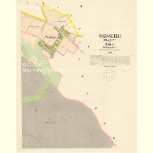 Weissleim (Bila Hlina) - c0216-1-002 - Kaiserpflichtexemplar der Landkarten des stabilen Katasters