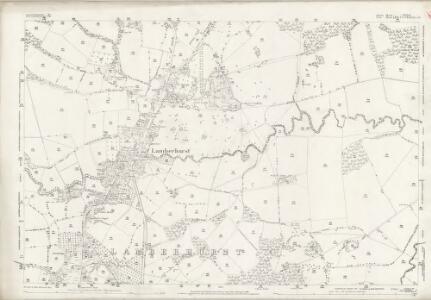 Sussex VIII.13 (includes: Lamberhurst) - 25 Inch Map