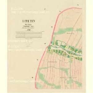 Litetin - c4155-1-002 - Kaiserpflichtexemplar der Landkarten des stabilen Katasters