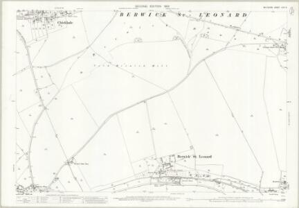 Wiltshire LXIV.2 (includes: Berwick St Leonard; Chicklade; Fonthill Bishop; Fonthill Gifford; Hindon) - 25 Inch Map