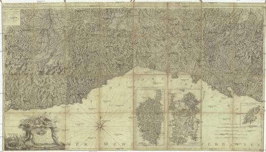 Carta topographica degli stati della republica di Genova secondo l' originale del famoso Chaffrion, con molte aumentazioni e correzioni